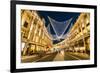 Festive Christmas lights in Regent Street in 2016, London, England, United Kingdom, Europe-Fraser Hall-Framed Photographic Print