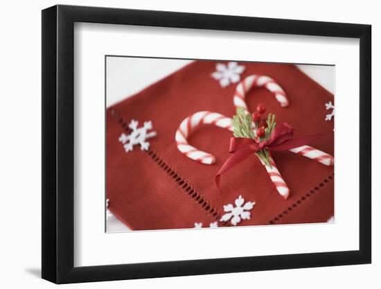 Festive Christmas Place Setting-Tammy Hanratty-Framed Photographic Print