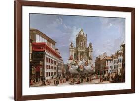 Festive Decorations on Pizza Di Spagna-Giovanni Paolo Pannini-Framed Giclee Print