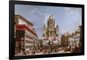 Festive Decorations on Pizza Di Spagna-Giovanni Paolo Pannini-Framed Giclee Print