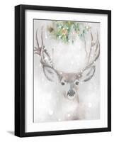 Festive Deer-Sarah Butcher-Framed Art Print