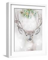 Festive Deer-Sarah Butcher-Framed Art Print