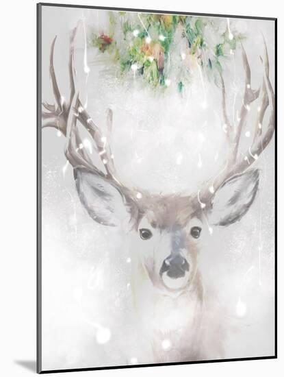 Festive Deer-Sarah Butcher-Mounted Art Print