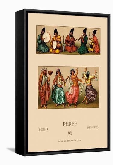 Festive Dress of Persia-Racinet-Framed Stretched Canvas