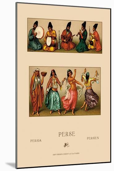 Festive Dress of Persia-Racinet-Mounted Art Print