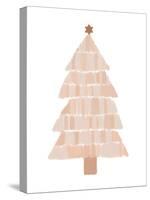 Festive Fir - Shimmer-Dana Shek-Stretched Canvas