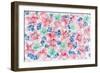 Festive Flower Patterns I-Li Bo-Framed Giclee Print