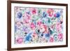 Festive Flower Patterns V-Li Bo-Framed Giclee Print