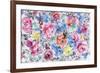 Festive Flower Patterns VI-Li Bo-Framed Giclee Print