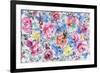 Festive Flower Patterns VI-Li Bo-Framed Giclee Print