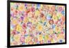 Festive Flower Patterns VII-Li Bo-Framed Giclee Print