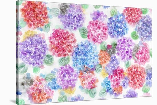 Festive Flower Patterns XI-Li Bo-Stretched Canvas