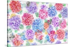 Festive Flower Patterns XI-Li Bo-Stretched Canvas