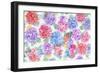 Festive Flower Patterns XI-Li Bo-Framed Giclee Print