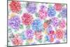 Festive Flower Patterns XI-Li Bo-Mounted Giclee Print