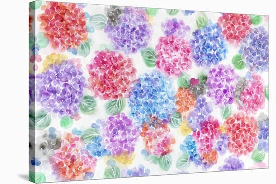 Festive Flower Patterns XI-Li Bo-Stretched Canvas