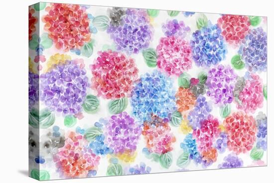 Festive Flower Patterns XI-Li Bo-Stretched Canvas