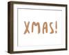 Festive Font - Xmas-Dana Shek-Framed Giclee Print