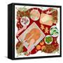 Festive Food-Claire Huntley-Framed Stretched Canvas