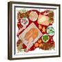 Festive Food-Claire Huntley-Framed Giclee Print