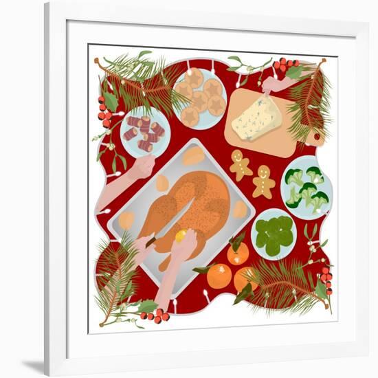 Festive Food-Claire Huntley-Framed Giclee Print