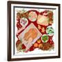 Festive Food-Claire Huntley-Framed Giclee Print