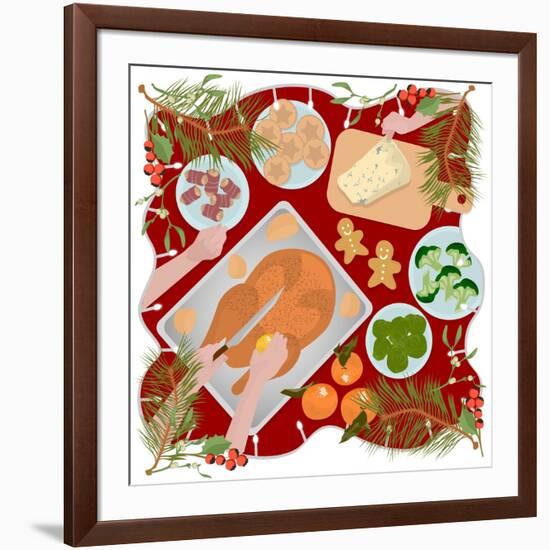 Festive Food-Claire Huntley-Framed Giclee Print