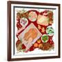 Festive Food-Claire Huntley-Framed Giclee Print