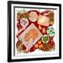 Festive Food-Claire Huntley-Framed Giclee Print