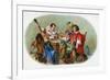 Festive Men Drinking and Smoking Scene Cigar Box Label-Lantern Press-Framed Premium Giclee Print