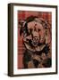 Festive Plaid Bear-Ingrid Van Den Brand-Framed Giclee Print