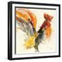 Festive Rooster I-Albena Hristova-Framed Art Print