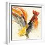 Festive Rooster I-Albena Hristova-Framed Art Print