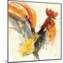 Festive Rooster I-Albena Hristova-Mounted Art Print