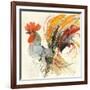 Festive Rooster II-Albena Hristova-Framed Art Print