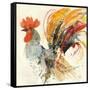 Festive Rooster II-Albena Hristova-Framed Stretched Canvas