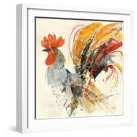 Festive Rooster II-Albena Hristova-Framed Art Print