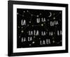 Festive Song - Noir-Kristine Hegre-Framed Giclee Print