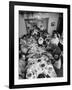 Festive Spread Through Dining Room at La Falce Family Reunion-Ralph Morse-Framed Photographic Print