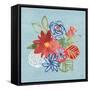 Festive Summer V-Dina June-Framed Stretched Canvas