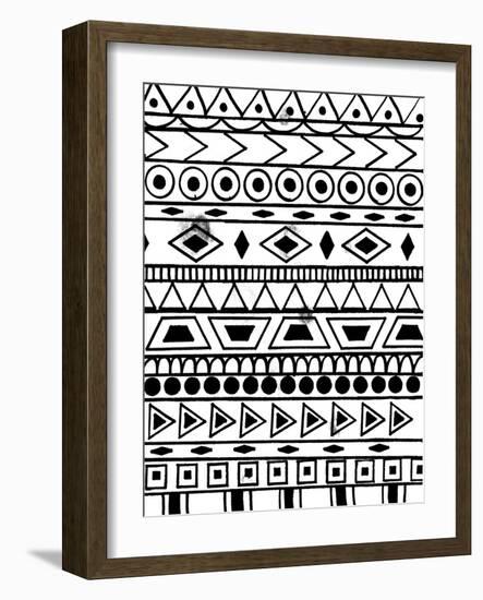 Festive Tribal-Laura Miller-Framed Giclee Print