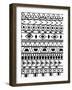 Festive Tribal-Laura Miller-Framed Giclee Print