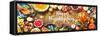 Festive Turkey Dinner Table-AlexRaths-Framed Stretched Canvas