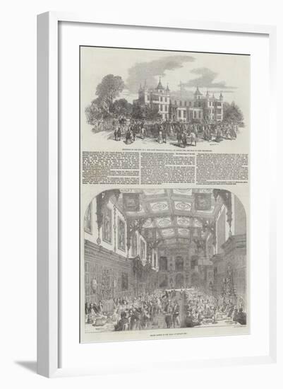 Festivities at Audley End-Samuel Read-Framed Giclee Print