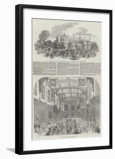 Festivities at Audley End-Samuel Read-Framed Giclee Print