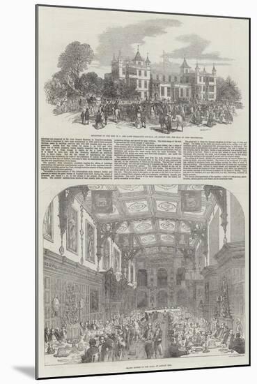 Festivities at Audley End-Samuel Read-Mounted Giclee Print