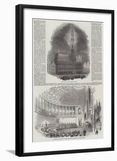 Festivities in Belgium-null-Framed Giclee Print