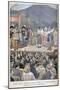 Festivity Popular with Paul Deschanel, President of France, 1900-Oswaldo Tofani-Mounted Giclee Print