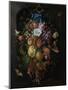 Festoon of Fruit and Flowers - Still Life-Jan Davidsz de Heem-Mounted Art Print