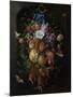 Festoon of Fruit and Flowers - Still Life-Jan Davidsz de Heem-Mounted Art Print